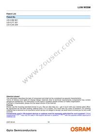 LUW W5SM-JYKY-5P7R-Z Datasheet Page 18