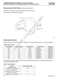 LUW025F Datasheet Page 14