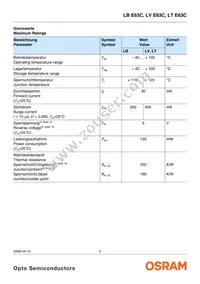 LV E63C-ABCA-35 Datasheet Page 3