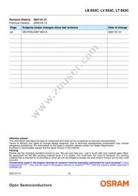 LV E63C-BBDA-35-L-Z Datasheet Page 18