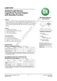 LV0111CF-TLM-H Datasheet Cover
