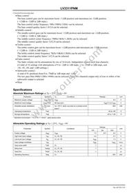LV3311PNM-TLM-E Datasheet Page 2