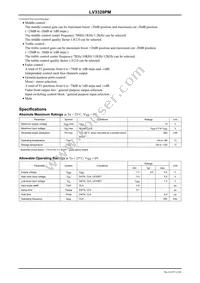 LV3328PM-TLM-E Datasheet Page 2