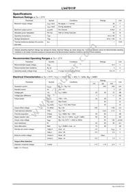 LV47011P-E Datasheet Page 2