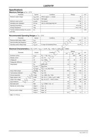 LV47017P-E Datasheet Page 2