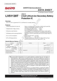 LV51139T-TLM-E Datasheet Cover