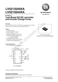 LV52130A4XA-VH Datasheet Cover