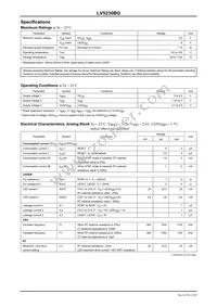 LV5230BG-TLM-H Datasheet Page 2