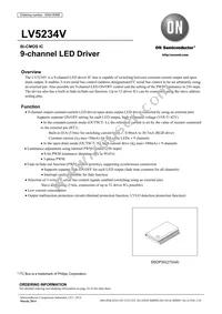 LV5234VZ-MPB-H Datasheet Cover