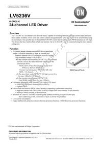 LV5236VZ-MPB-H Datasheet Cover