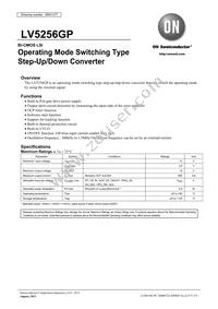 LV5256GP-TE-L-E Datasheet Cover