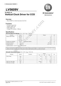 LV5609V-MPB-E Datasheet Cover