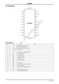 LV5609V-MPB-E Datasheet Page 4
