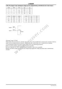 LV5695P-E Datasheet Page 6