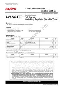 LV57331TT-TLM-H Datasheet Cover