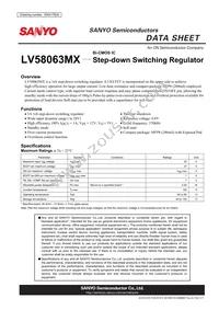 LV58063MX-TLM-H Datasheet Cover