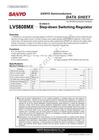 LV5808MX-TLM-H Datasheet Cover