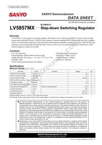 LV5857MX-TLM-H Datasheet Cover
