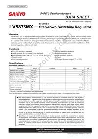 LV5876MX-TLM-H Datasheet Cover