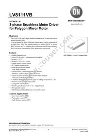 LV8111VB-AH Datasheet Cover