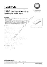 LV8112VB-AH Datasheet Cover