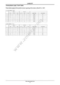LV8127T-TLM-H Datasheet Page 6