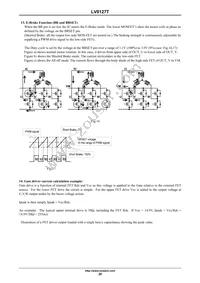 LV8127T-TLM-H Datasheet Page 20