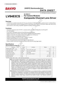 LV8483CS-TE-L-H Datasheet Cover