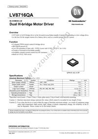 LV8716QA-MH Datasheet Cover