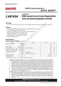 LV8743V-TLM-E Datasheet Cover