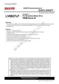 LV8827LF-TLM-H Datasheet Cover