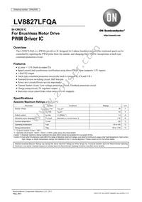 LV8827LFQA-NH Datasheet Cover