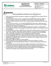 LVR005NS-1 Datasheet Page 2