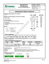 LVR012S-2 Datasheet Cover