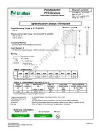 LVR055S Datasheet Cover