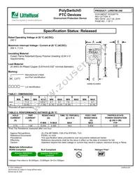 LVR075K-240 Datasheet Cover