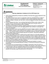 LVR075K-240 Datasheet Page 2