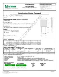 LVR075S-240 Datasheet Cover