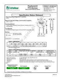 LVR100K-240-2 Datasheet Cover