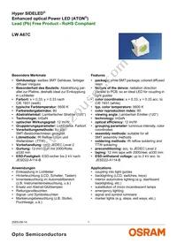 LW A67C-S2U1-3K6L-Z Datasheet Cover