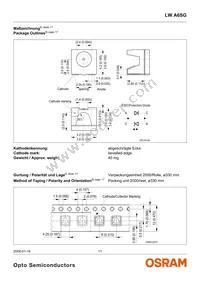 LW A6SG-V1AA-5K8L-Z Datasheet Page 11