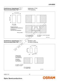 LW A6SG-V1AA-5K8L-Z Datasheet Page 12