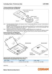 LW C9SN-F0HA-58-S-Z Datasheet Page 15