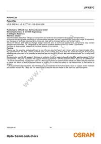 LW E67C-U2V2-3C5D-1 Datasheet Page 16