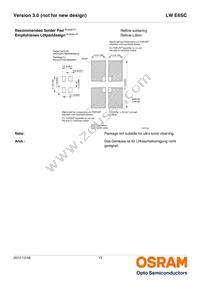 LW E6SC-U2AA-5K8L-1-Z Datasheet Page 13