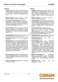 LW E6SC-U2AA-5K8L-1-Z Datasheet Page 21