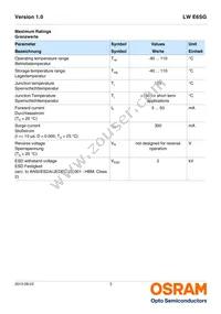 LW E6SG-AAAB-LMK-1-30-R18-Z-XX Datasheet Page 3