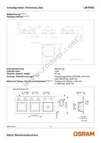 LW F65G-HZKX-58-Z Datasheet Page 13