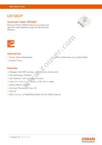 LW G6CP-EA-NKOK-1-140-R18-Z-AL Datasheet Cover