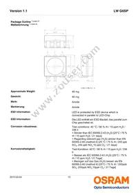 LW G6SP-EAFA-JKQL-1-140-R18-Z Datasheet Page 13